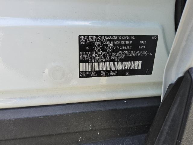 2T3G1RFV9RC481783 - 2024 TOYOTA RAV4 LE Weiß Foto 12
