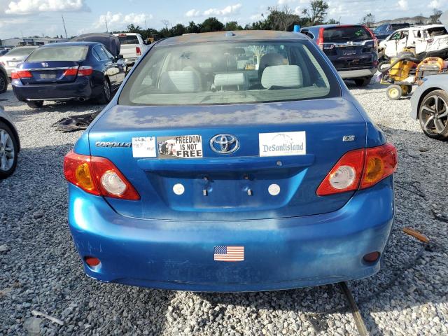1NXBU4EE7AZ239785 - 2010 TOYOTA COROLLA BASE BLUE photo 6
