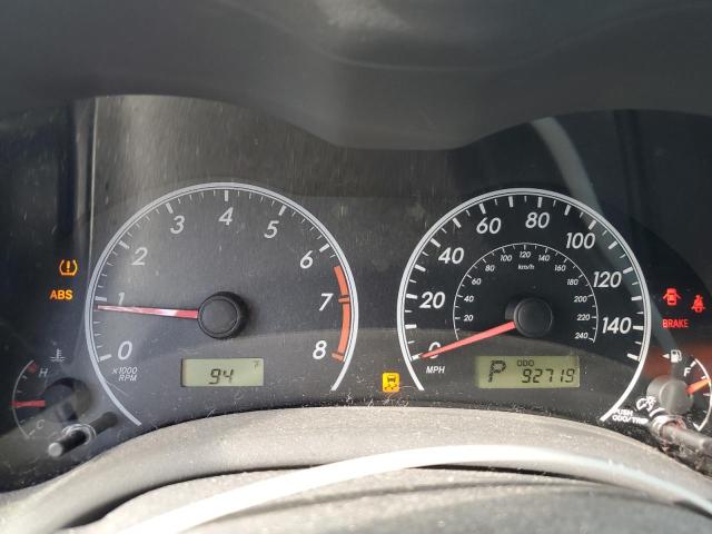 1NXBU4EE7AZ239785 - 2010 TOYOTA COROLLA BASE BLUE photo 9