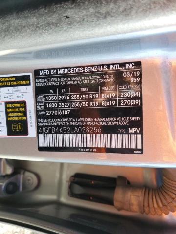 4JGFB4KB2LA028256 - 2020 MERCEDES-BENZ GLE 350 4MATIC GRAY photo 13