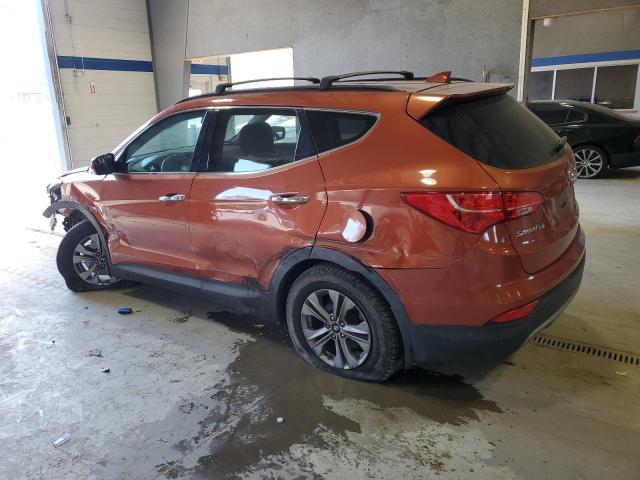 5XYZU3LB2FG286382 - 2015 HYUNDAI SANTA FE S ORANGE photo 2