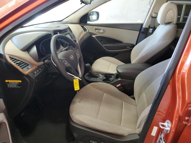 5XYZU3LB2FG286382 - 2015 HYUNDAI SANTA FE S ORANGE photo 7