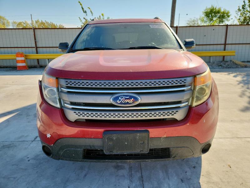 1FMHK7D84CGA74308 - 2012 FORD EXPLORER XLT RED photo 5