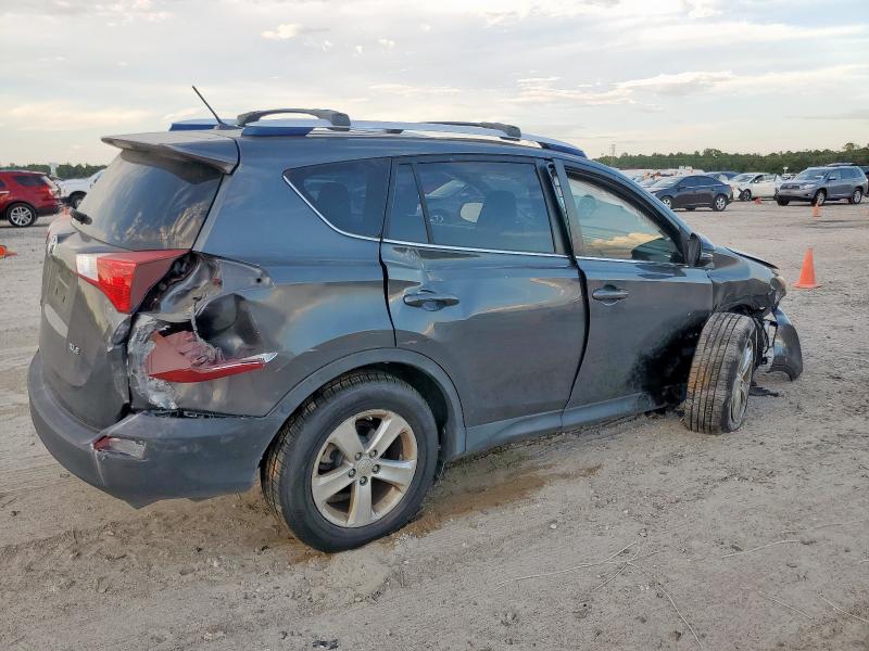 JTMWFREV3ED028876 - 2014 TOYOTA RAV4 XLE 灰色 照片 3