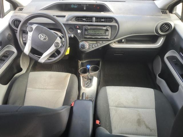 JTDKDTB37E1573436 - 2014 TOYOTA PRIUS C Szary zdjęcie 8