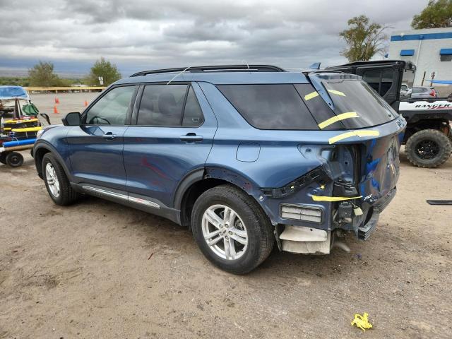 1FMSK7DHXLGA92754 - 2020 FORD EXPLORER XLT 蓝色 照片 2
