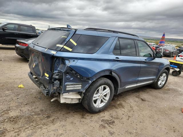1FMSK7DHXLGA92754 - 2020 FORD EXPLORER XLT 蓝色 照片 3