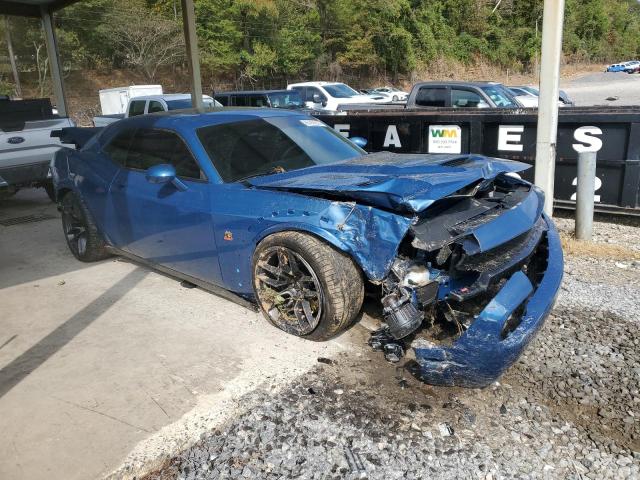 2C3CDZFJ9NH263634 - 2022 DODGE CHALLENGER R/T SCAT PACK BLUE photo 4