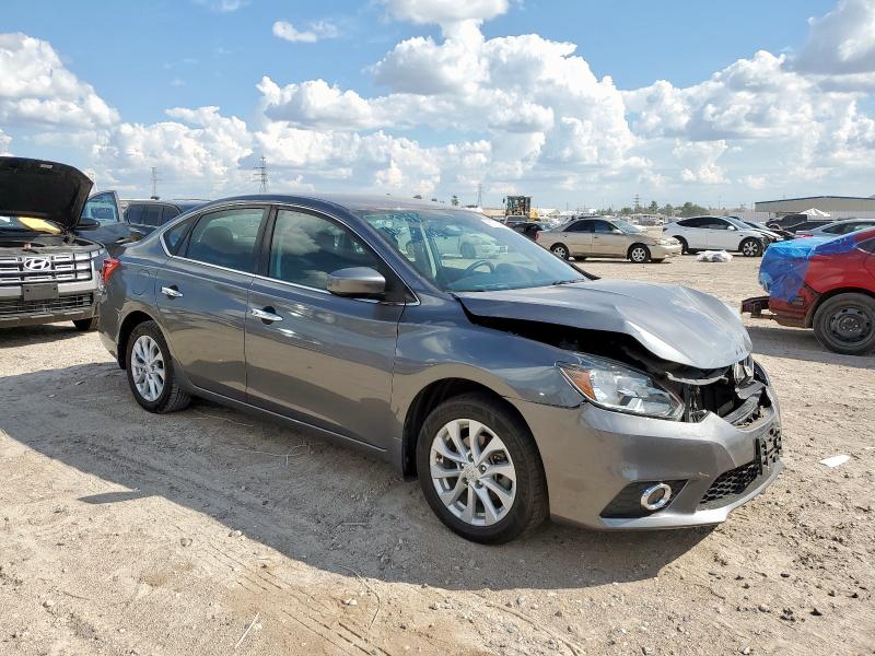 3N1AB7AP0JL628764 - 2018 NISSAN SENTRA S GRAY photo 4