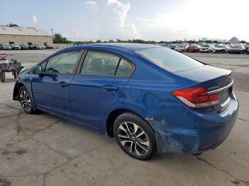 19XFB2F82FE033241 - 2015 HONDA CIVIC EX BLUE photo 2