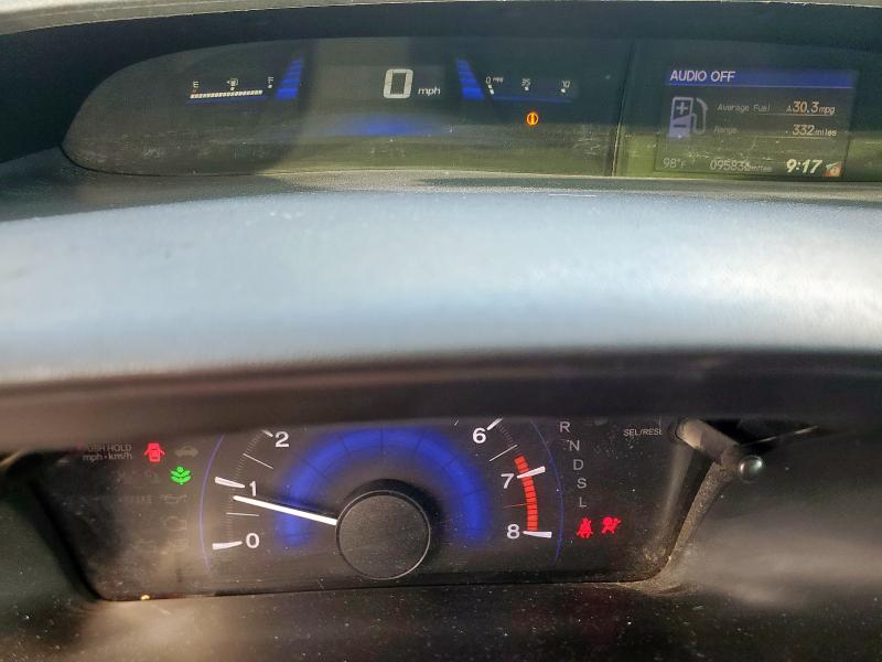 19XFB2F82FE033241 - 2015 HONDA CIVIC EX BLUE photo 9