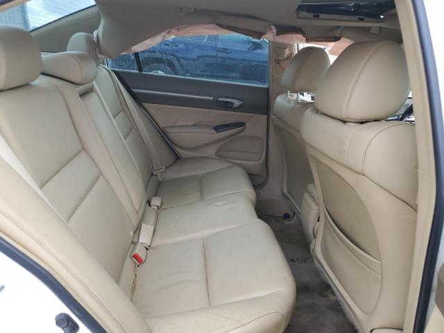 2HGFA16978H514441 - 2008 HONDA CIVIC EXL WHITE photo 10