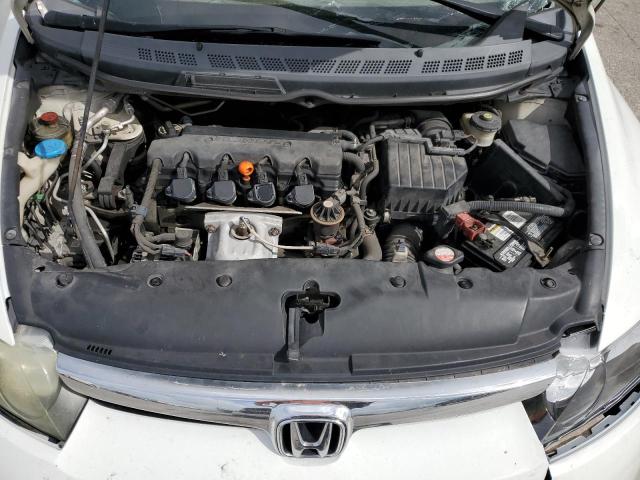 2HGFA16978H514441 - 2008 HONDA CIVIC EXL WHITE photo 11
