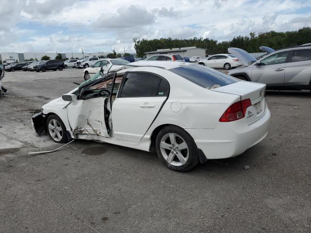 2HGFA16978H514441 - 2008 HONDA CIVIC EXL WHITE photo 2