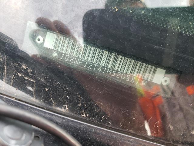 1G2NF12T41M520881 - 2001 PONTIAC GRAND AM SE1 TAN photo 12