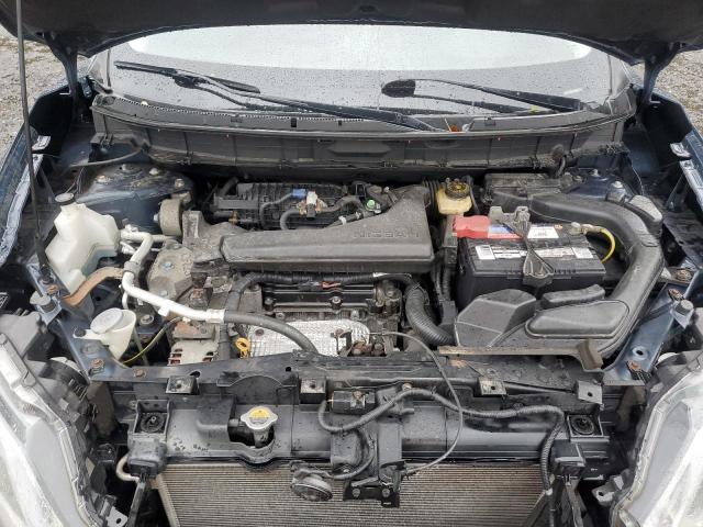 KNMAT2MV5FP571030 - 2015 NISSAN ROGUE S BLUE photo 12
