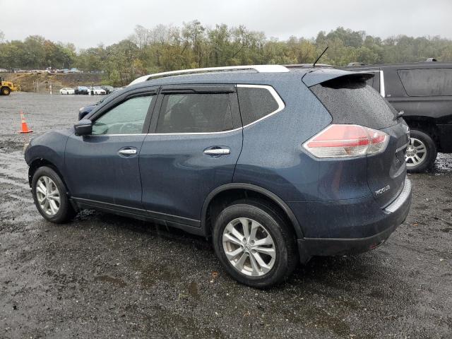 KNMAT2MV5FP571030 - 2015 NISSAN ROGUE S BLUE photo 2