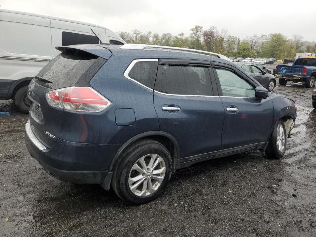 KNMAT2MV5FP571030 - 2015 NISSAN ROGUE S BLUE photo 3