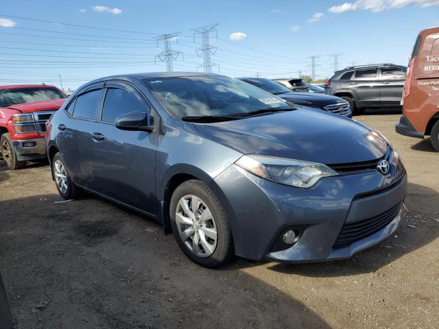 2T1BURHE2EC160010 - 2014 TOYOTA COROLLA L رمادي صورة 4