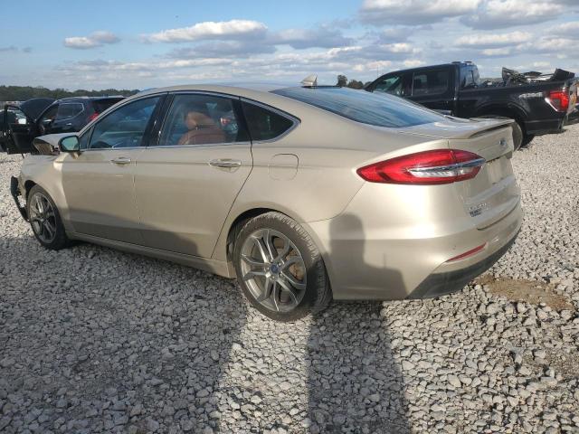 3FA6P0RU9KR255749 - 2019 FORD FUSION TITANIUM GOLD photo 2