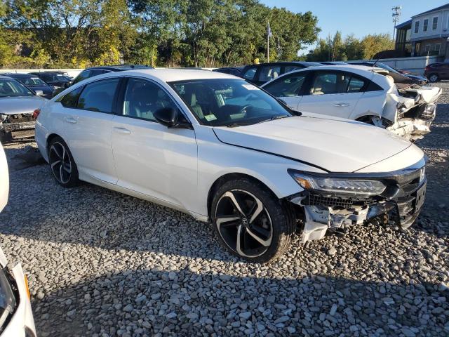 1HGCV1F35MA097722 - 2021 HONDA ACCORD SPORT Biały zdjęcie 4