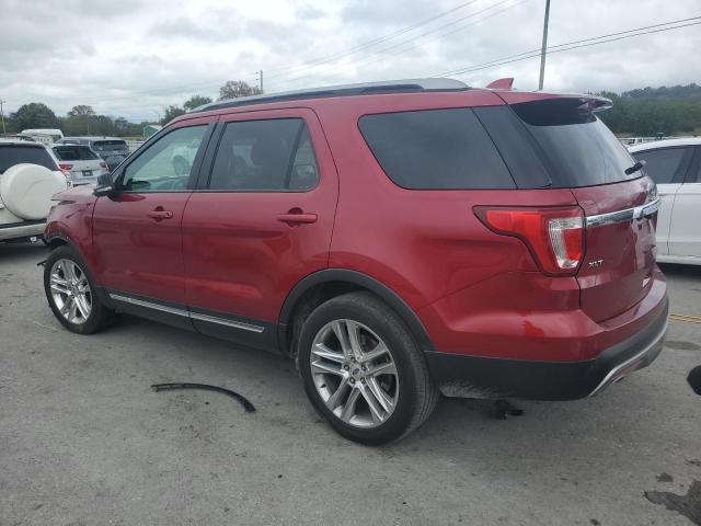 1FM5K7D87HGC99655 - 2017 FORD EXPLORER XLT Қызыл фото 2
