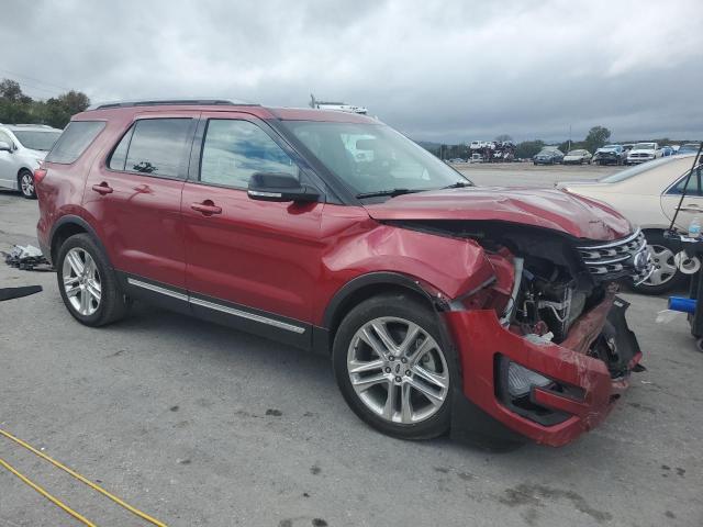 1FM5K7D87HGC99655 - 2017 FORD EXPLORER XLT Қызыл фото 4