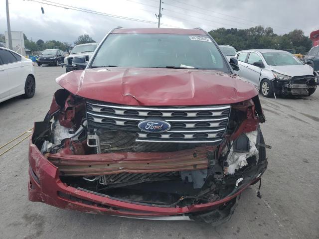 1FM5K7D87HGC99655 - 2017 FORD EXPLORER XLT Қызыл фото 5