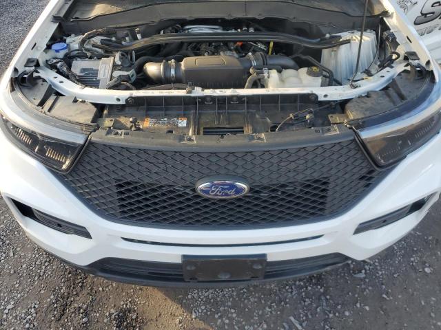 1FM5K8AC9PGB37152 - 2023 FORD EXPLORER POLICE INTERCEPTOR Blanc photo 12