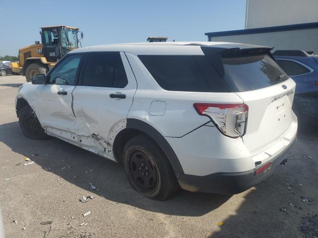 1FM5K8AC9PGB37152 - 2023 FORD EXPLORER POLICE INTERCEPTOR Blanc photo 2