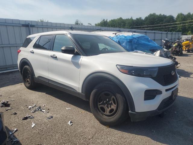 1FM5K8AC9PGB37152 - 2023 FORD EXPLORER POLICE INTERCEPTOR Blanc photo 4