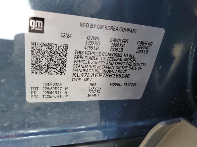 KL47LAEP7SB166146 - 2025 BUICK ENVISTA PREFERRED Կապույտ լուսանկար 13