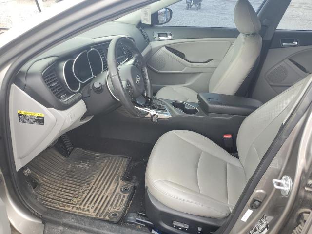 5XXGN4A70FG512805 - 2015 KIA OPTIMA EX GRAY photo 7