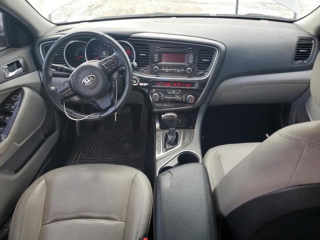 5XXGN4A70FG512805 - 2015 KIA OPTIMA EX GRAY photo 8