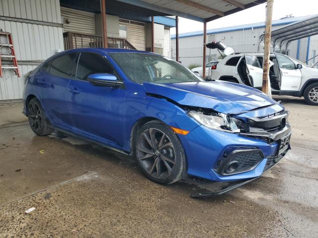 SHHFK7H46HU417641 - 2017 HONDA CIVIC SPORT BLUE photo 4