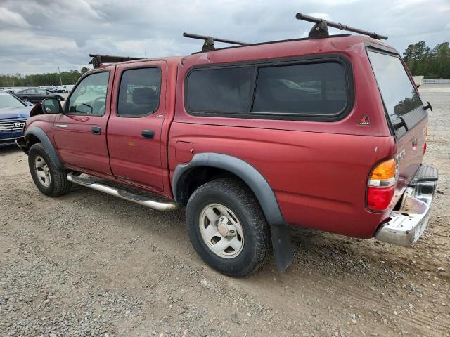 5TEGN92N74Z397743 - 2004 TOYOTA TACOMA DOUBLE CAB PRERUNNER BURGUNDY photo 2