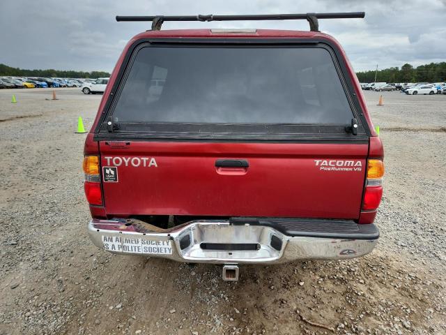 5TEGN92N74Z397743 - 2004 TOYOTA TACOMA DOUBLE CAB PRERUNNER BURGUNDY photo 6