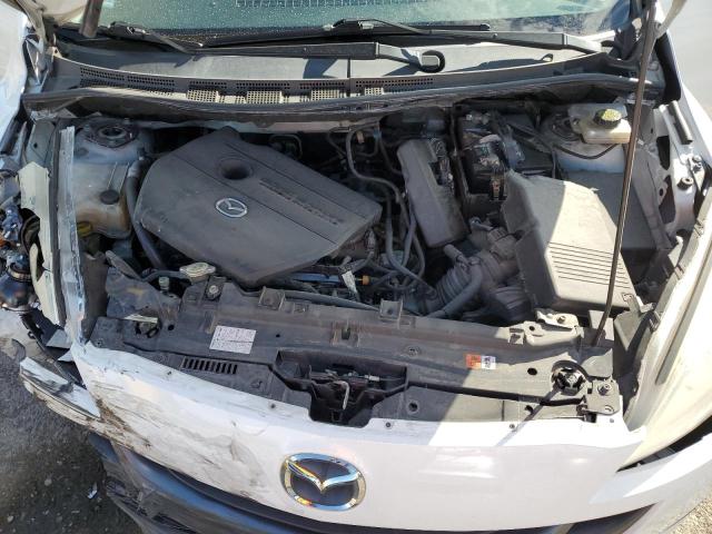 JM1CW2CL2D0151635 - 2013 MAZDA 5 WHITE photo 12