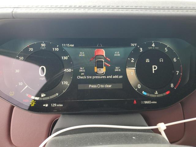 SALKP9E91SA267637 - 2025 LAND ROVER RANGE ROVE SE WHITE photo 9