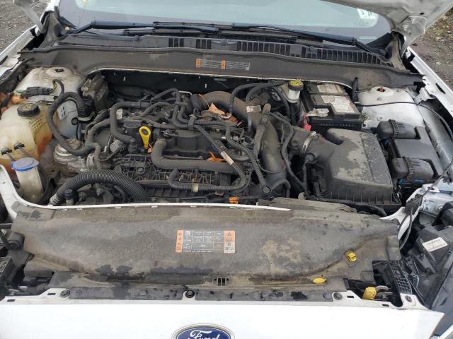 3FA6P0CD2KR117124 - 2019 FORD FUSION SEL WHITE photo 11