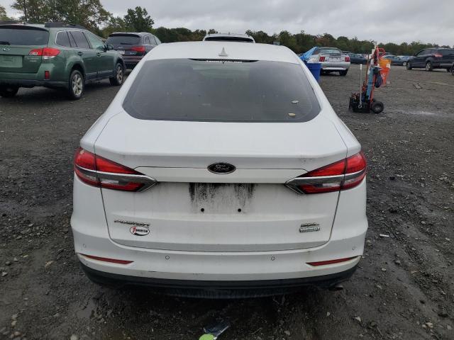 3FA6P0CD2KR117124 - 2019 FORD FUSION SEL WHITE photo 6