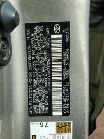 JTDKB20UX63132644 - 2006 TOYOTA PRIUS Qızıl foto 12