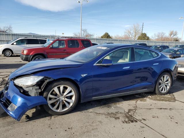 5YJSA1E28GF133512 - 2016 TESLA MODEL S BLUE photo 1