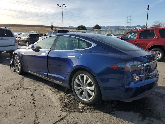 5YJSA1E28GF133512 - 2016 TESLA MODEL S BLUE photo 2