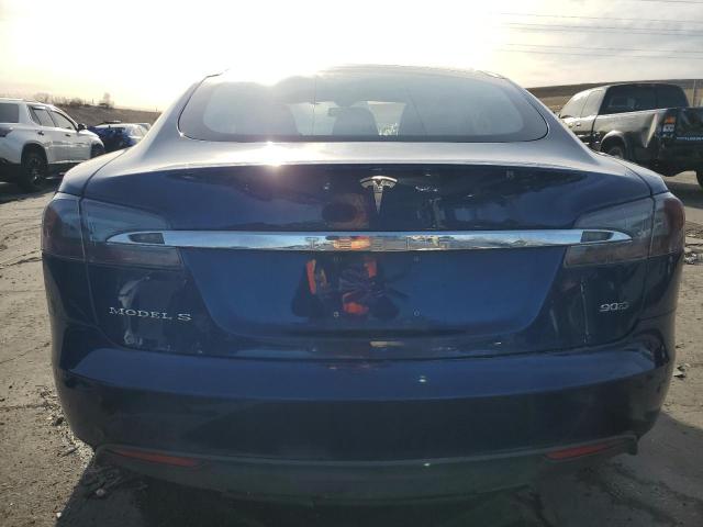 5YJSA1E28GF133512 - 2016 TESLA MODEL S BLUE photo 6