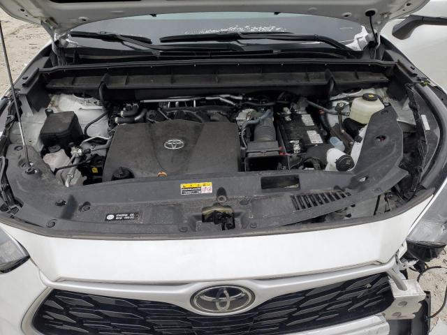 5TDGZRBH9NS193927 - 2022 TOYOTA HIGHLANDER XLE WHITE photo 12