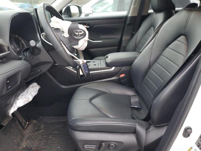 5TDGZRBH9NS193927 - 2022 TOYOTA HIGHLANDER XLE WHITE photo 7