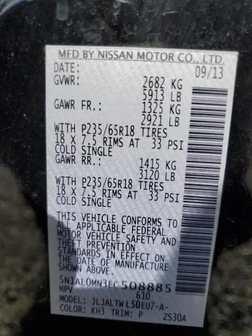 5N1AL0MN3EC508885 - 2014 INFINITI QX60 Qara foto 13