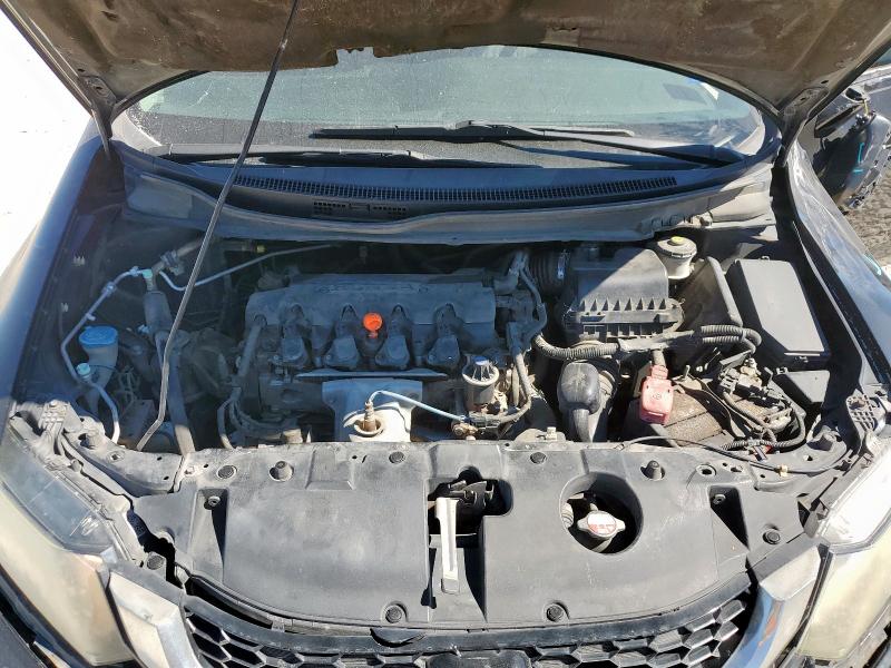 19XFB2F98EE034160 - 2014 HONDA CIVIC EXL შავი ფოტო 11