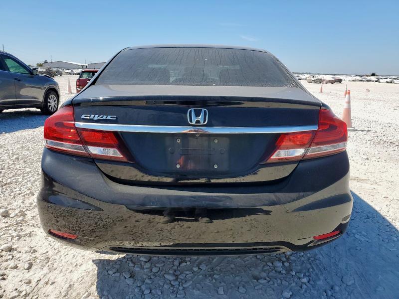 19XFB2F98EE034160 - 2014 HONDA CIVIC EXL შავი ფოტო 6